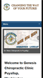 Mobile Screenshot of genesischiropracticnw.com